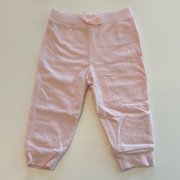 Ralph Lauren Baby Girls Ruffled French Terry Top and Pant, 2 Piece Set - Picture 10 of 13